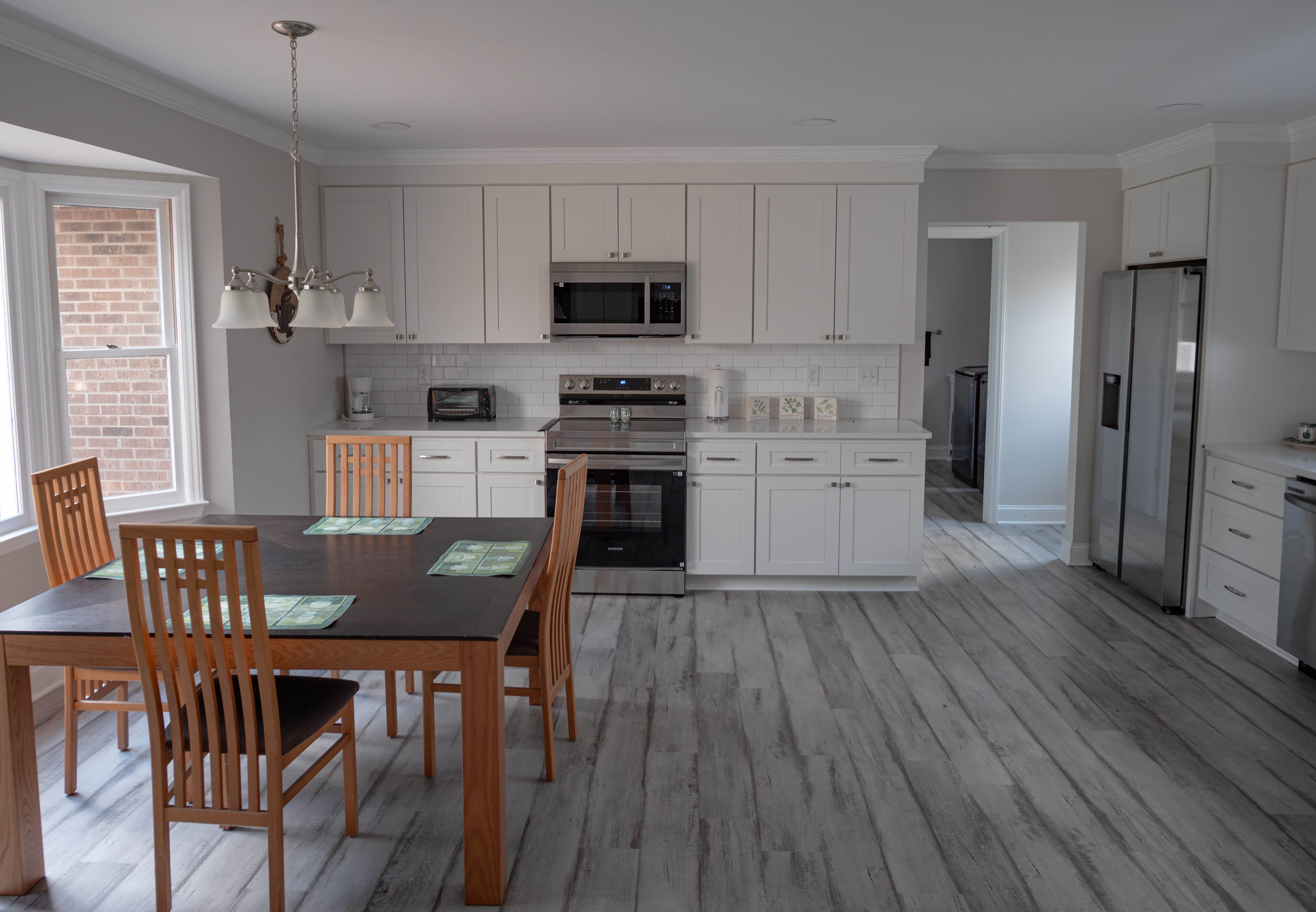 Freshly painted room example